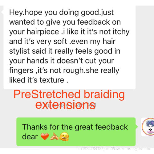 ez braid pre-stretched professional braiding hair 26inch" 8packs, wholesale hot sale easy braiding hair pre stretch